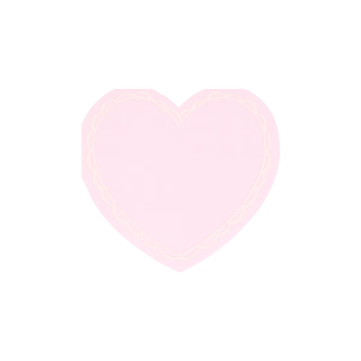 Tovaglioli piccoli a cuore (x16)