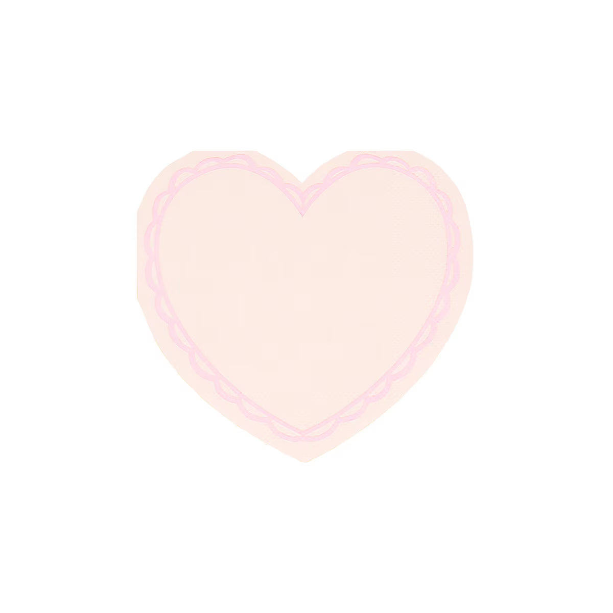 Tovaglioli piccoli a cuore (x16)