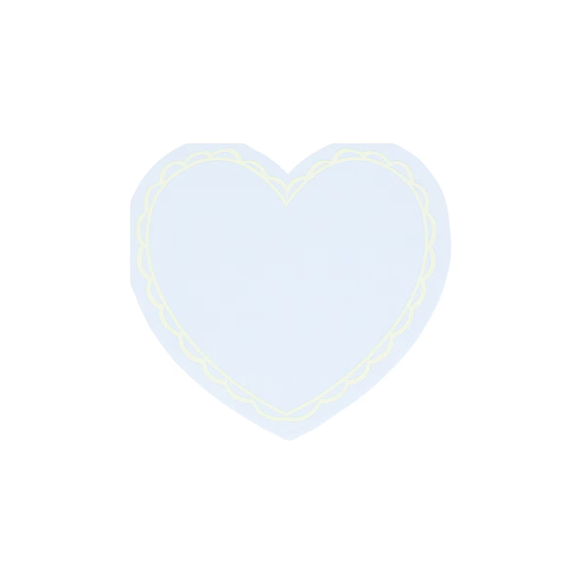 Tovaglioli piccoli a cuore (x16)