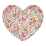 Set misto di piatti riutilizzabili a forma di cuore  Liberty
