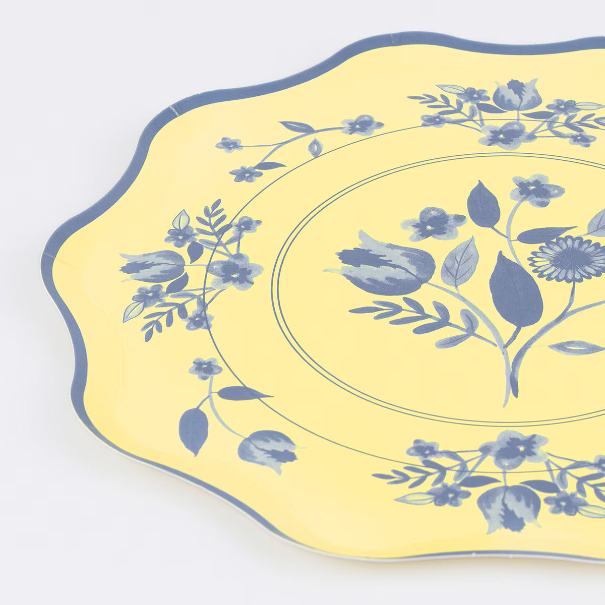 Piatti carta Grandi Vintage Pastello (x8)