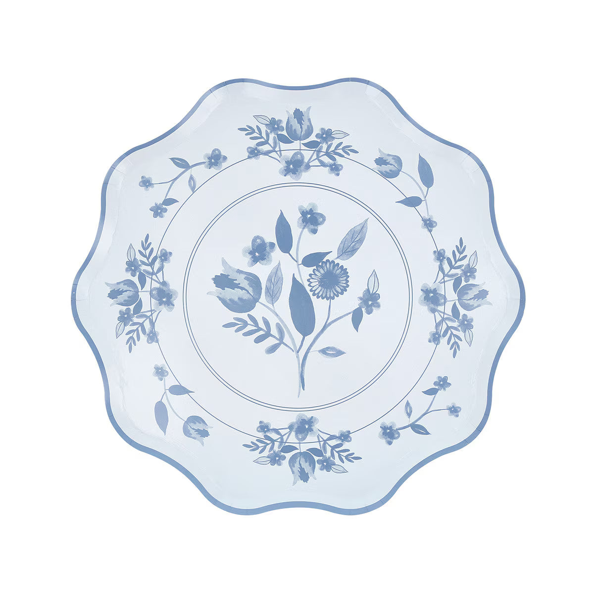 Piatti carta Grandi Vintage Pastello (x8)