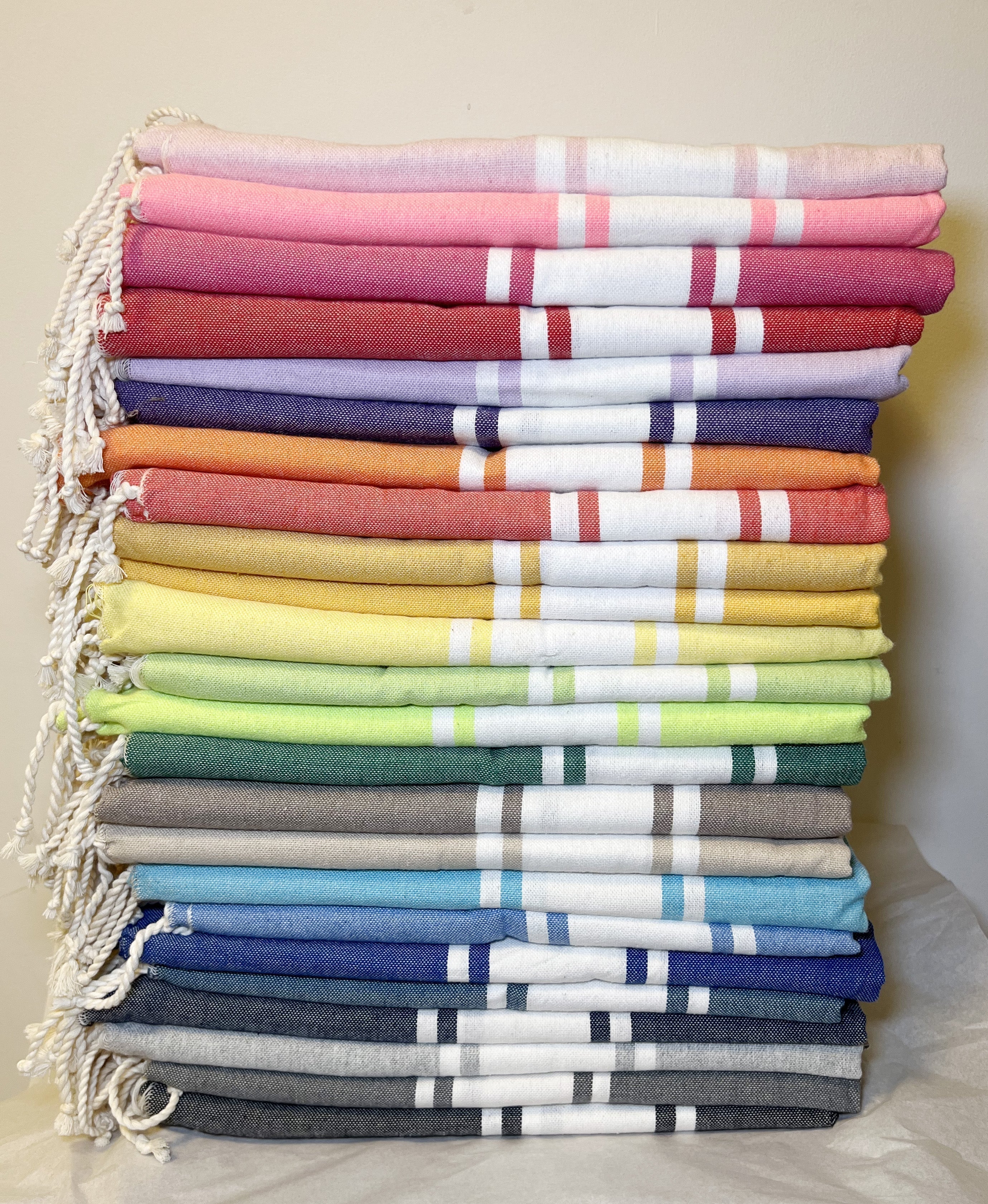 Telo Mare Fouta Classic Blu Oceano