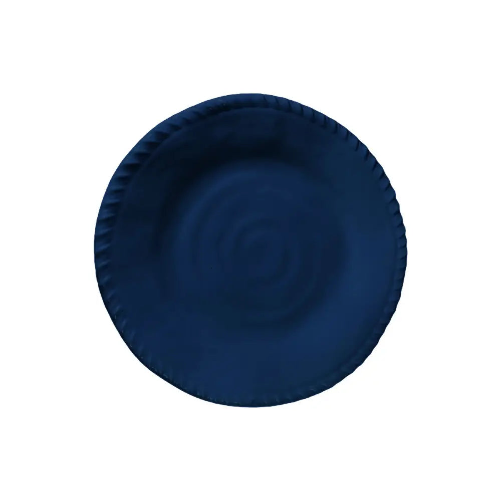 assiette-a-dessert-en-melamine-bleue-bord-corde-23x23x2cm.webp
