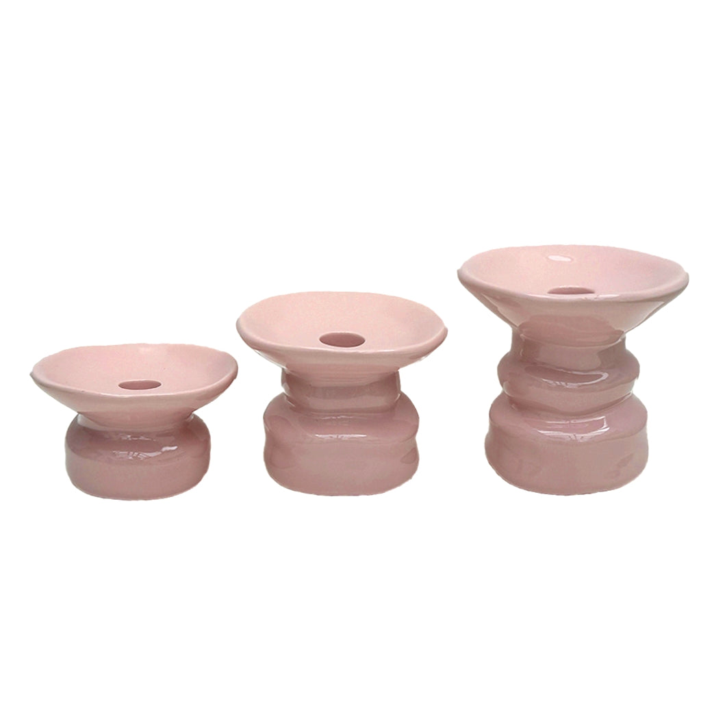 Portacandele Tris Rosa