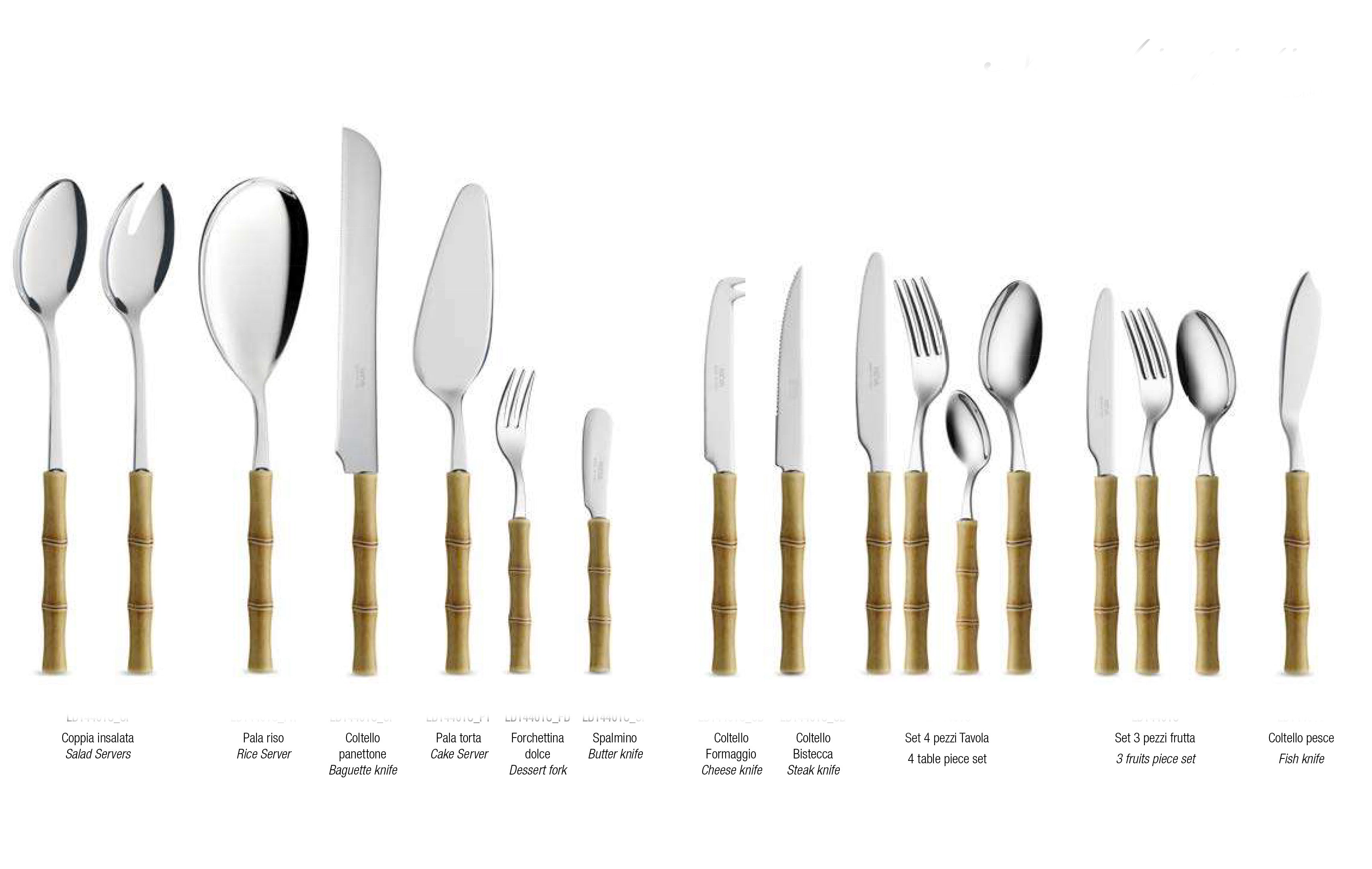 Posate Bamboo Classiche